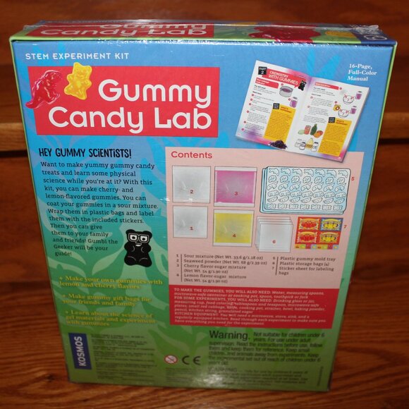 3/$55❤️sealed THAMES & KOSMOS Gummy Candy Lab Stem Experiment Kit Mould Your Own - Picture 3 of 16